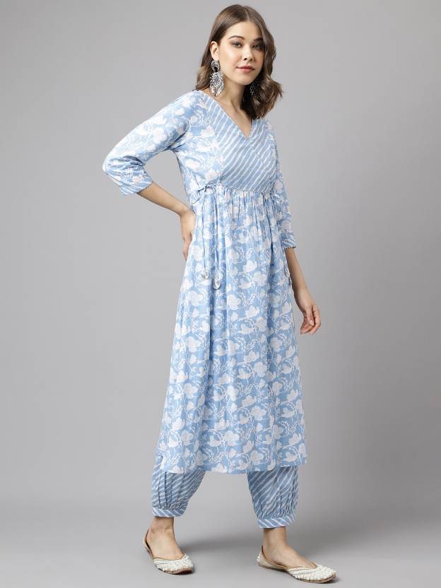 Women Pure Cotton Kurta Pant Set