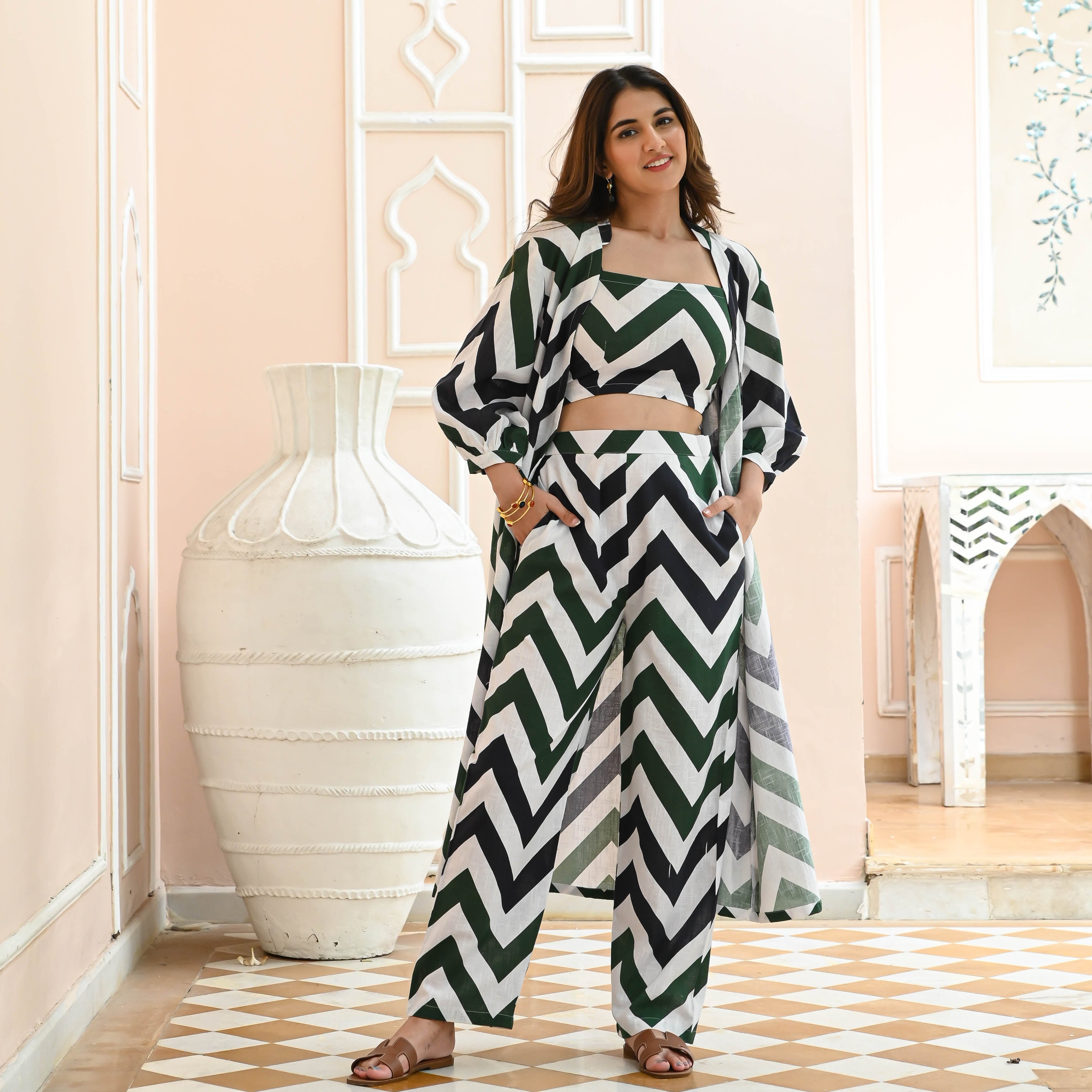 INAYA CHEVRON CO-ORD SET